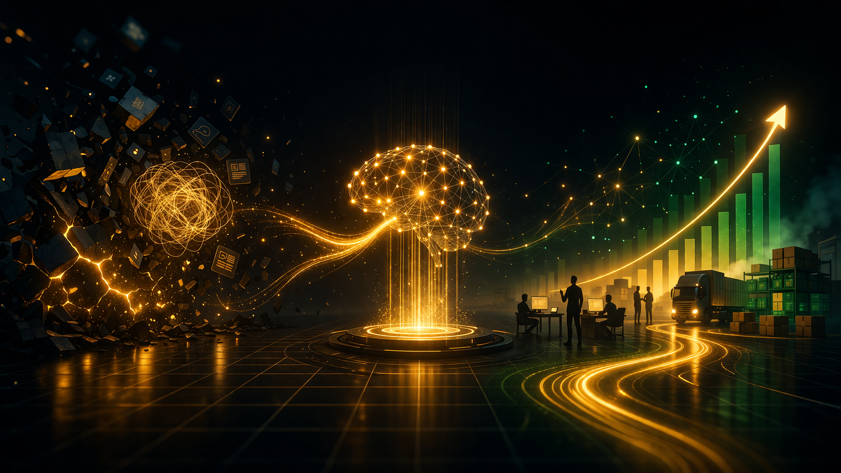 Resolução de problemas de gestão com IA: como pequenas e médias empresas podem ganhar eficiência, previsibilidade e escala